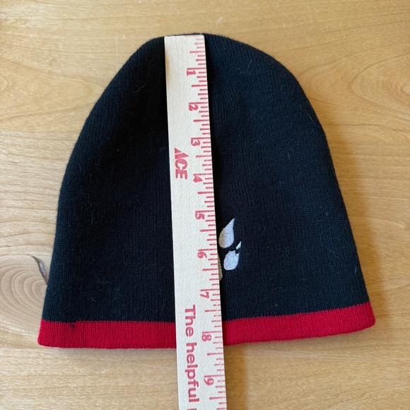 BLACK KNIT BEANIE ANIMAL PAW PRINT CASUAL OUTDOOR HAT STREETWEAR - Picture 6 of 8